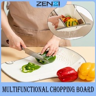 Multifunctional chopping board foldable chopping board grinding ginger knife draining chopping board