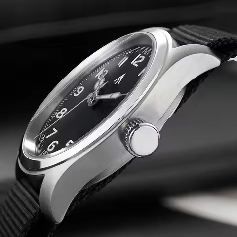 Militado ML08 Quartz Watch VH31 Sweeping Second Movement Vintage Watches Sapphire Wristwatch 100m Wa