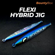 Flexi Hybrid Jig 100g - 300g Double Function Metal Jigging Slow Jig Fast Jig Fishing Pancing Ikan Tenggiri Killer Tackle