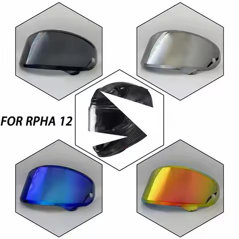 Visor For HJC RPHA 12 HJ-42 RPHA-12 Helmet Replacement Anti-UV Lens