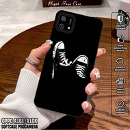 HP OPPO A16E / OPPO A16K Softcase - OPPO A16E / OPPO A16K BLCK Motif Phone Case - OPPO A16E Phone Si