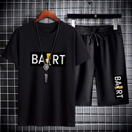 BD333+Dkc333 Set Of T-Shirt With Custom-Made Sleeves + Shorts Suitable For Both Men And Women.comfor