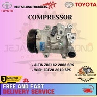 COMPRESSOR TOYOTA ALTIS ZRE142 / WISH ZGE20 (6PK) 2010