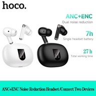 【NEW Connect Two Devices】HOCO EQ26 TWS True Wireless Headset ANC+ENC Noise Reduction Bluetooth Earph