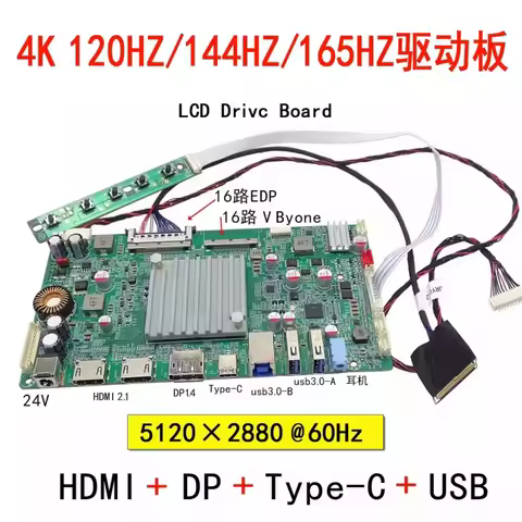 JRY-W9RQUHD-SA1 Controller Board for iMac 27" 5K Retina A1419 A2115 LM270QQ1 Display 10Bit HDMI 2.1 