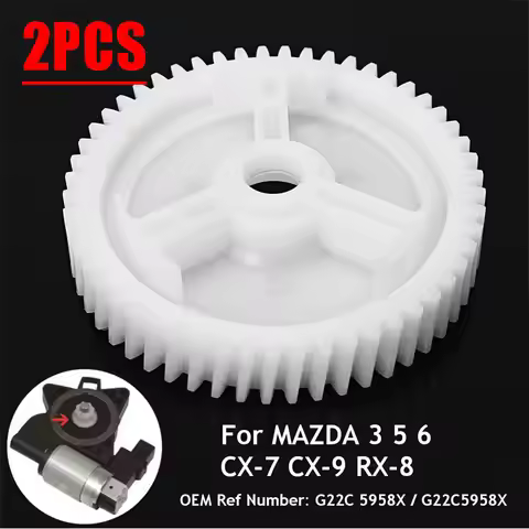 2PCS Front / Rear Power Window Regulator Motor Gear for MAZDA 3 5 6 CX-7 CX-9 RX-8