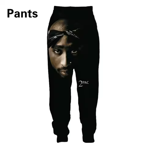 New 3D Print Causal Legend Rapper Tupac 2Pac Clothing Fashion Men Women Pants Plus Size S-7XL