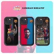 红vivo casing football 田 Barcelona messi Silicon adaptation VIVO Y91C 1S 91 93 95 51 51A 36 27 36 27S