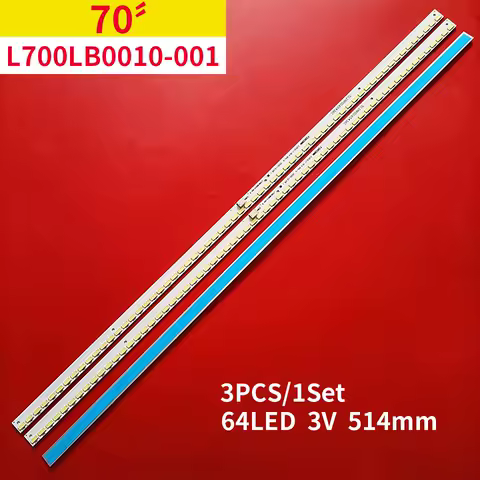 New 3pcs LED Backlight Strip Bar For LeTV Max 70 L700LB0010 GK0387 01CVB058A003 JE695D3GW80T LK695D3