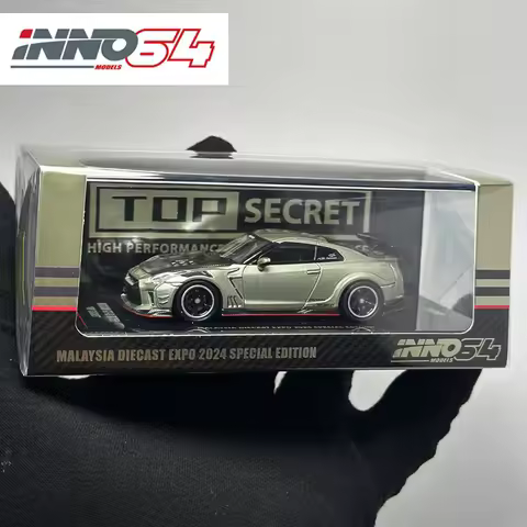 INNO 1:64 GTR R35 TOP SECRET Malaysia Diecast Model Car
