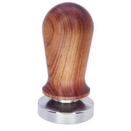 58mm stainless Steel Click Tamper with Wooden Handle – 58mm Coffee Tamper