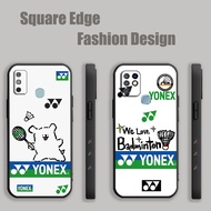 Casing For Vivo Y72 V23e V23 S12 Y35 V25e V27e Yonex Badminton Racket anime OAP02 Phone Case Square Edge