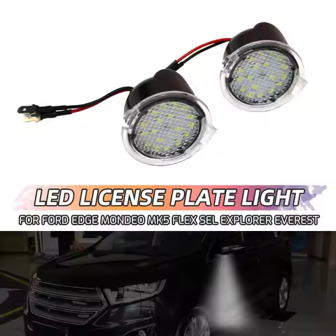 2pcs Side Mirror Puddle Light LED Lamp for Ford F150 Explorer Edge Expedition Flex Fusion Taurus X M
