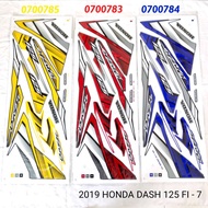 DASH125 FI 2019 FUEL INJECTION  &amp; DASH125 FI 2018 DASH125S FI DASH125R FI HONDA STICKER COVERSET MOMO19