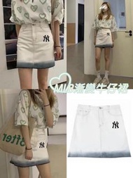 預訂-MLB 新推出♥️漸變寬鬆高腰牛仔半裙