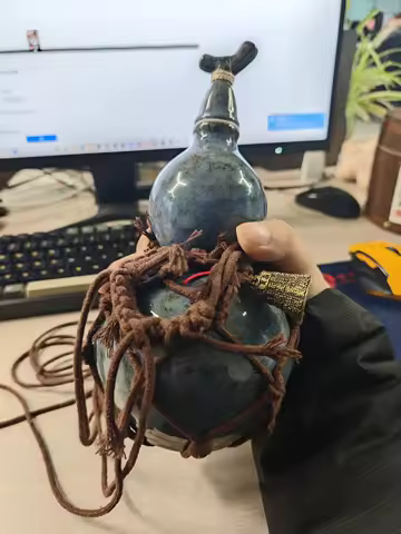 700ml Wukong bottle Gourd Ceramic Cup Destiny Of Heaven Net Bag Wine Gourd Set Diagonally Across The