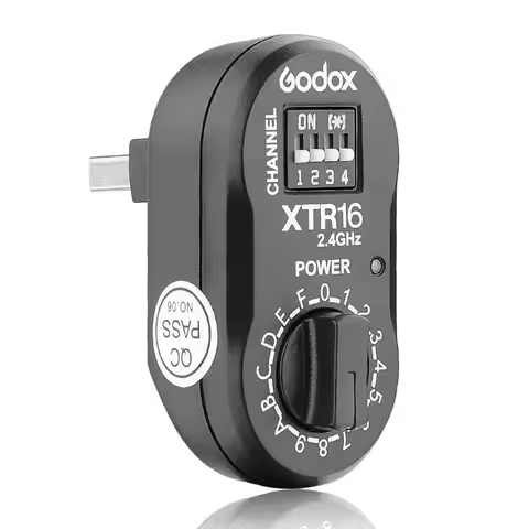 Godox XTR-16 Flash Receiver 2.4G Wireless X-system to X1T-C X1T-N XT-16 Transmitter Trigger for AD36