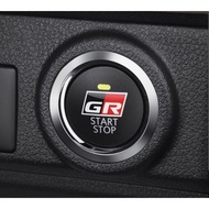 CODE T4F sticker emblem logo brand GR SPORT start engine Toyota Fortuner Yaris Raize Agya Innova Ava