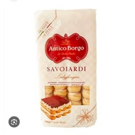 HALAL Antico Borgo Savoiardi Lady Fingers – Italian Sponge Biscuits for Tiramisu & Desserts, 400g