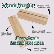 Acrylic Stand Wood Holder Acrylic Stand