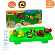 Children's board game toy SH battle hungry frog duel frog eating ball