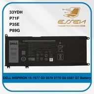 Dell 33YDH P71F P35E P89G for INSPIRON 15 7577 G3 3579 3779 G5 5587 G7 Battery