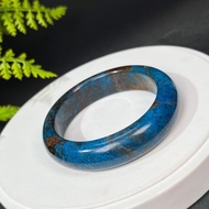 異象美國鳳凰松石手鐲58MM 油畫風玉化矽孔雀石手環 舒緩心情壓力