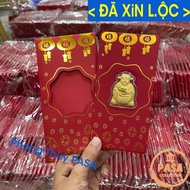 [TYPE 1] Wholesale 10 Lucky Golden God of Wealth Red Packets - Attract Wealth at the Head CNY, Uniqu