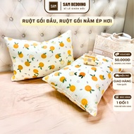 Head pillow inserts, air-pressed pillow inserts, pure cotton balls in 20 designs (Size 45cm x 65cm) 