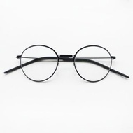 💎 頂級純鈦 💎 [檸檬眼鏡] Markus T DOT 012 130 德國品牌 消光黑色極輕量圓型光學鏡框