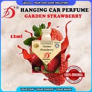 🌸 DWANGI Fresheners Garden Strawberry Car Home Perfume Hanging Packaging Kotak Pewangi Kereta 12ml O