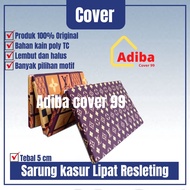 [ ONLY Cover ] 5 cm Thick Zippered 4-Fold Foam Mattress Cover Inoac Foam Mattress Cover/ Zippered Be