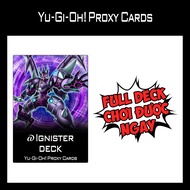 Yugioh Card - @Ignister Deck - 1-Sided Print (60 Cards)