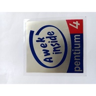 stiker cermin kereta awek