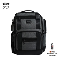 TUFF ULL-series 23115 Grey Lea Microfibre Bag PolyNylon Laptop Backpack
