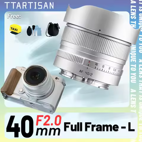 TTArtisan 40mm F2 Full Frame Auto Focus AF Large Aperture Lens for Leica Sigma Lumix Panasonic L Mou