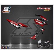 NEW VARIO 160 DS 02 MOTORCYCLE STRIPING STICKER