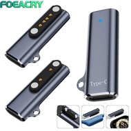 FOEACRY Charging Adapter, Aluminium Alloy Bone Conduction Headphone Magnetic Charger, Stable 90 Degr