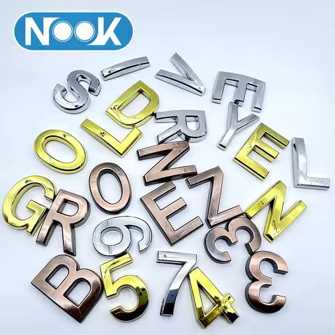 House Number Outdoor 26 English Letters 5-7cm Adhesive Letters Hotel Door Alphabet Home Outdoor Exte