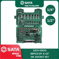 (ND) SATA 09014A 128PCS 1/4'' X 3/8'' X 1/2'' DR. AUTOMOTIVE TOOL SET