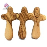 10 PCS Small Olive Wood Crosses Portable Prayer Crosses candlered