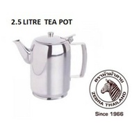 Zebra From Stainless steel Tea Pot 2.5L
