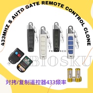 433MHz Auto Gate Remote Control Clone &amp; Copy | Included Battery (1PC)