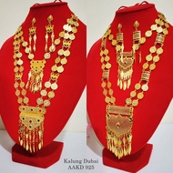 Sultan Necklace Dubai Necklace/ Necklace and Earrings set Gold Necklace/ AAKD925