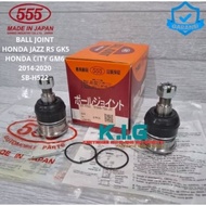 Ball joint Bol joint all new jazz gk5, Jazz RS, City GM6 Brand 555 Japan 1Pcs