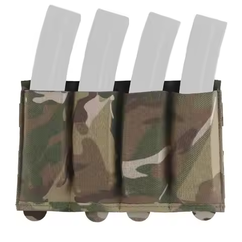 Tactical Molle Magazine Pouch For MP5 MP7 Submachine Gun Elastic Mag Holder Pouch Lightweight Huntin