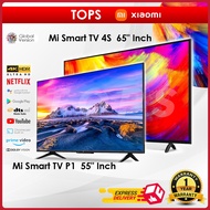 【】Xiaomi Mi Smart TV P1 55" 4S 65" Inch 4K UHD Television WIFI Google Youtube Chrome LED Android TV P1