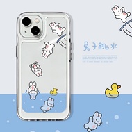 Case for iphone 6 6s 7 8 Plus X XS Max SE 11 12 13 14 15 Pro Max Plus Series Back Cover Rabbit divin
