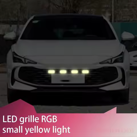 4 in 1 RGB Fog Light Flashing For MG zs hs MG4 mg5 mg4ev 2023 APP Control 12V Car Front Grille Lamp