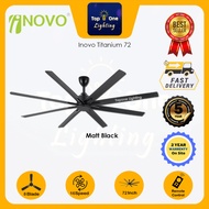 Regair Inovo Titanium 72 Ceiling Fan 8 Blades Remote Control 72 Inch Fan Kipas Siling Titanium 72 UT